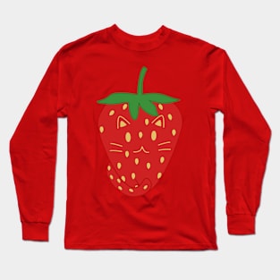 Strawberry cat Long Sleeve T-Shirt